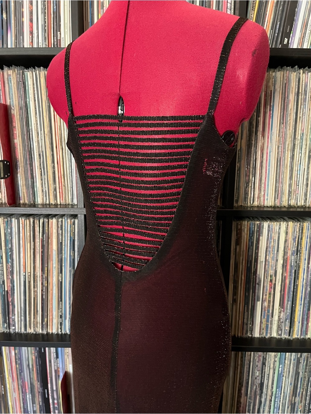 Zum zum niki levas vintage metallic sheer layered gown open back 90s y2K